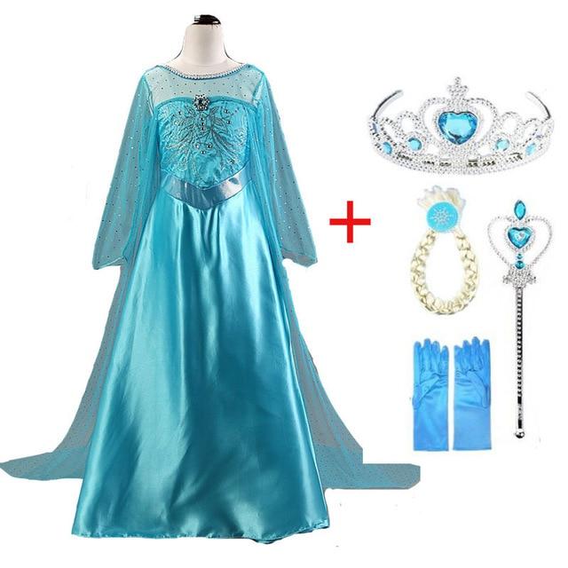 Robe Princesse Elsa - Déguisement Reine des Neiges