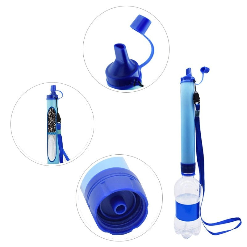 Paille Filtrante - Purificateur d'eau Portable - Kit de Survie