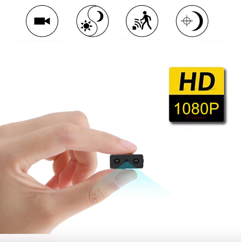 Mini Caméra sans Fil Full HD avec Enregistrement et Micro Intégré