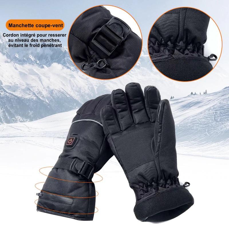 Gants chauffants pour froid extrême