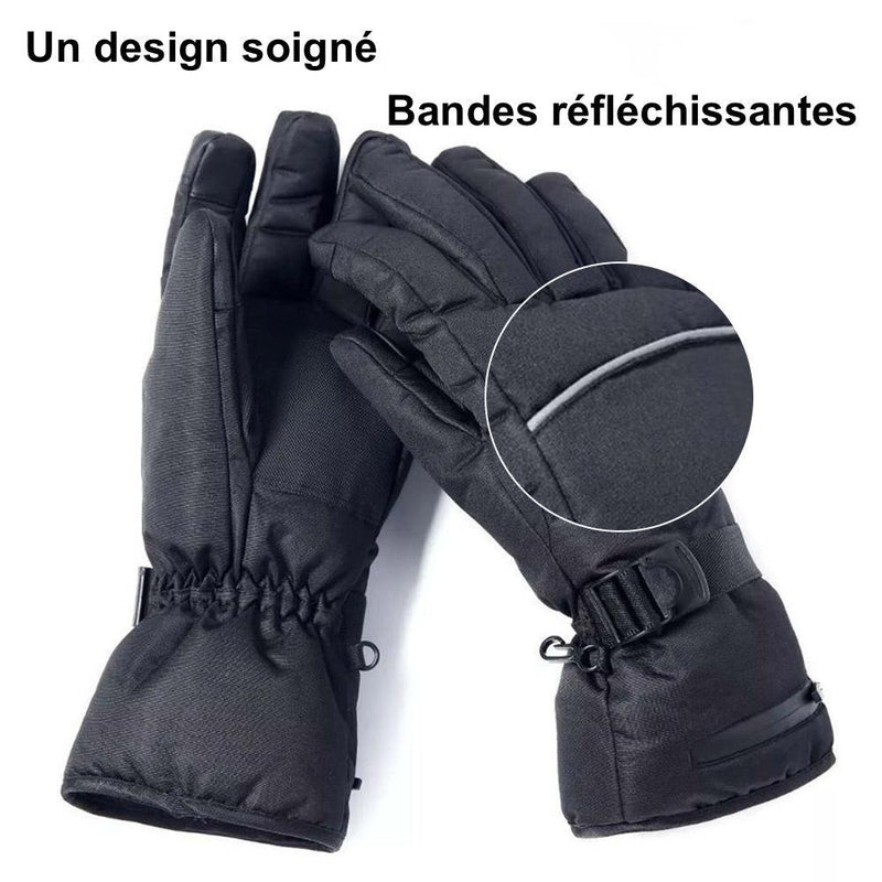 Gants chauffants pour froid extrême