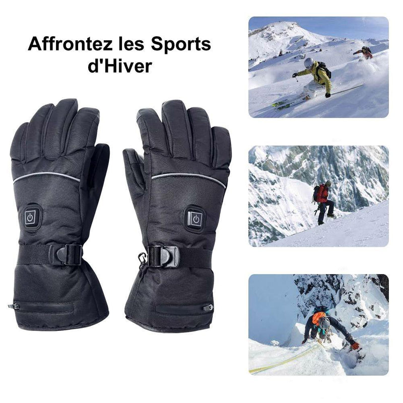 Gants chauffants pour froid extrême