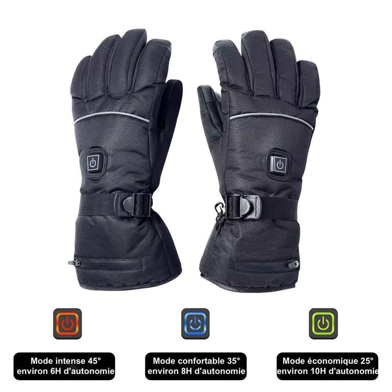 Gants chauffants pour froid extrême